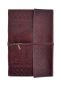 Preview: Lederbuch mit keltischem Motiv, ca. 21 x 14 cm