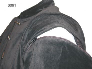 6091S Jacke schwarz detail