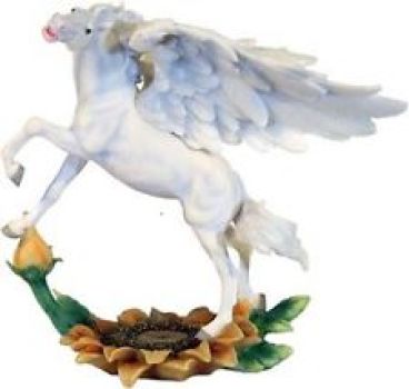Pegasus Figur auf Sonnenblume - Evolosun by Faerie Glen