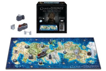 Game of Thrones 3D Puzzle Mini Westeros (340 Teile)
