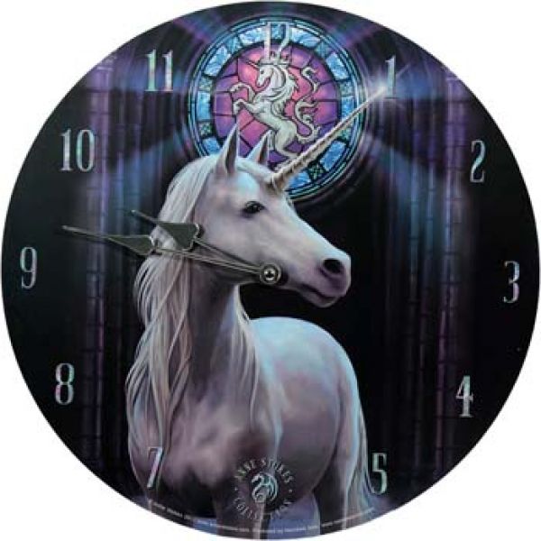 Wanduhr - Enlightenment by Anne Stokes