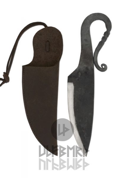 Frühmittelalter Messer mit Lederscheide